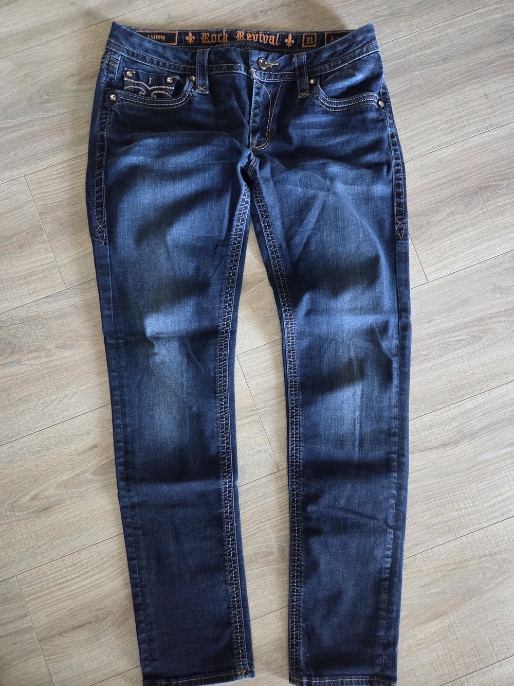 Rock Revival Alivia Skinny Jeans Blue